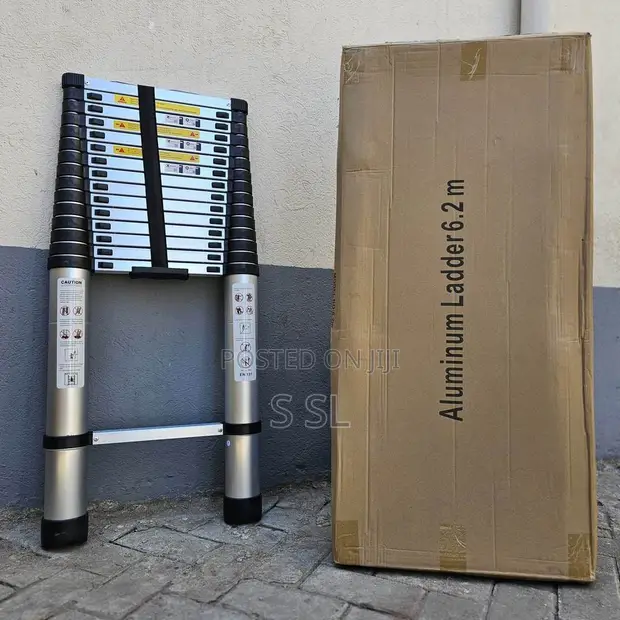 6.2m Ladder ya Telescopic Moja | Aluminium - 1