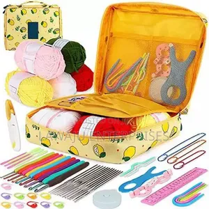 59-Piece Ergonomic Crochet Hook Set