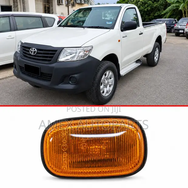 Toyota Hilux Vigo, RAV4, Corolla Nze, Camry Side Lamp (Orange) - 1
