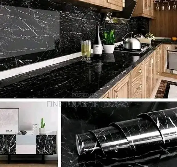 High Quality Marble Contact Paper for Countertops - 1