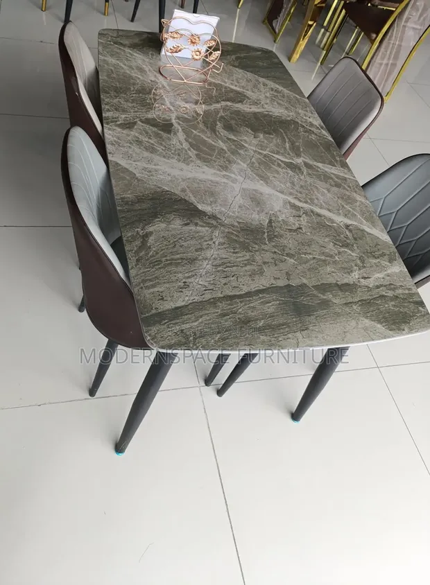 Marble Top Dining Set - 1