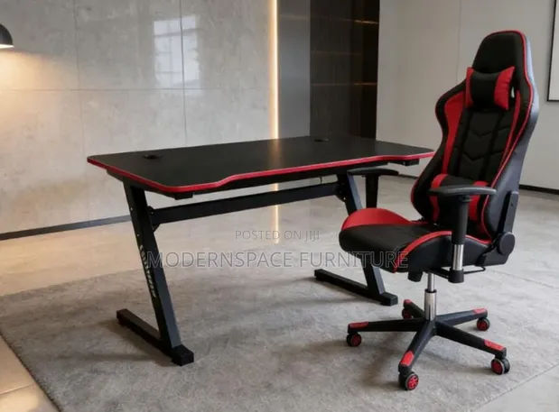 Set ya Michezo: Kiti cha Michezo cha Ergonomic na Meza - 1