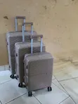 Unbreakable PP Rubber Suitcase Set - 3 Pieces - 4