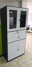 Boss Office Products Kabati la Faili lenye Sefu - 1