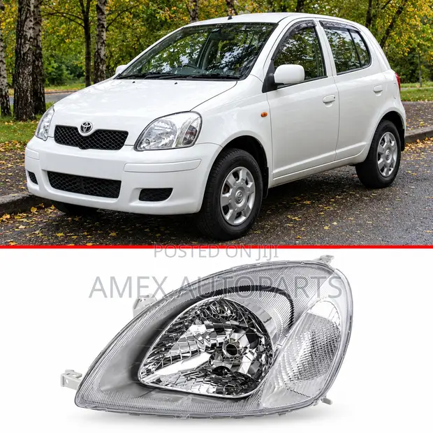 Head Lamp Unit Toyota Vitz/Yaris 1999-2002 (Left Side) - 1