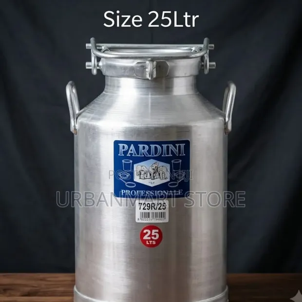 25L Pardini Aluminium Milk Storage Can - 1