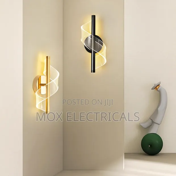 Modern Spiral Acrylic LED Wall Sconce Lamp - 1