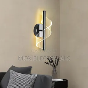 Modern Spiral Acrylic LED Wall Sconce Lamp