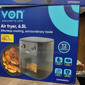 Von Air Fryer 6.5L Manual VAF065MCK