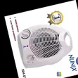 Nunix Portable Room Fan Heater - 2