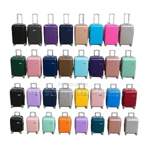 Durable 3-in-1 Unbreakable Rubber Plastic Suitcase Set