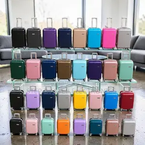 Stylish Unbreakable 3-in-1 Rubber Plastic Suitcase Set