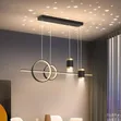 LED Dining Table Pendant Light - Modern Starry Sky Effect - 1