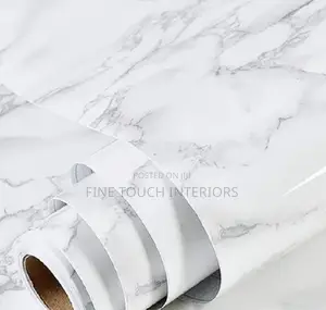 Peel and Stick Marble Wallpaper - Easy Application