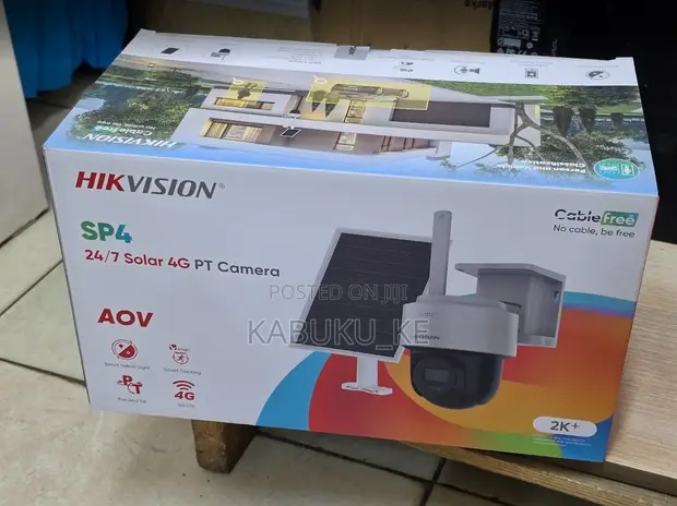 Hikvision SP4 4G Solar PTZ Security Camera - 1