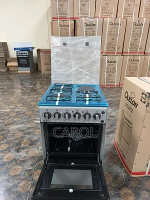 New Olelon Free Standing 3 Gas Burner + 1 Electric Cooker