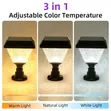 LED Solar Outdoor Pillar Lights - 2