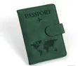 Kituo cha Pasipoti cha Ngozi ya PU ya Kifahari chenye Kuzuia RFID - 3