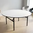 1.5m White Local Foldable Table - 3