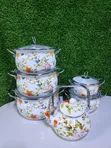 12-Piece Enamel Cookware Set with Kettle - 2