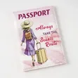 Stylish Synthetic Leather Passport Holder with RFID Blocking - 1