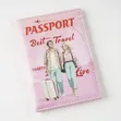Stylish Synthetic Leather Passport Holder with RFID Blocking - 4