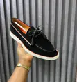 Santoni Premium Suede Tassel Loafers - 1