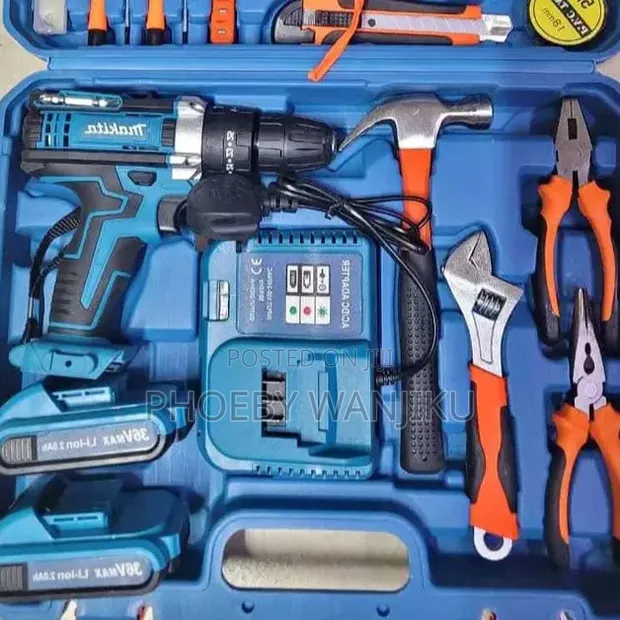 Makita Corded Drill Tool Set - 1