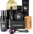 All-in-One Men's Beard Grooming Set with Derma Roller - 1