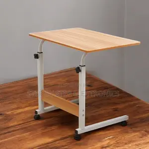 Portable Height Adjustable Multipurpose Laptop Table with Wheels