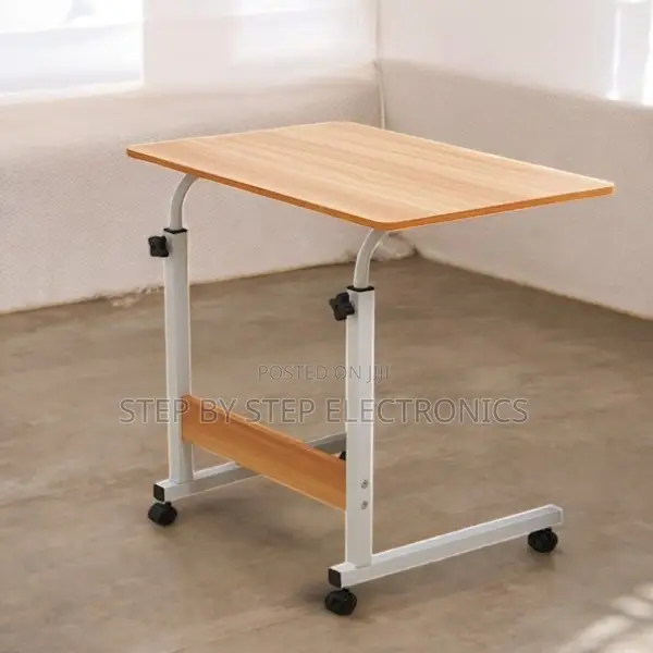 Height Adjustable Multipurpose Laptop Table with Wheels - 1