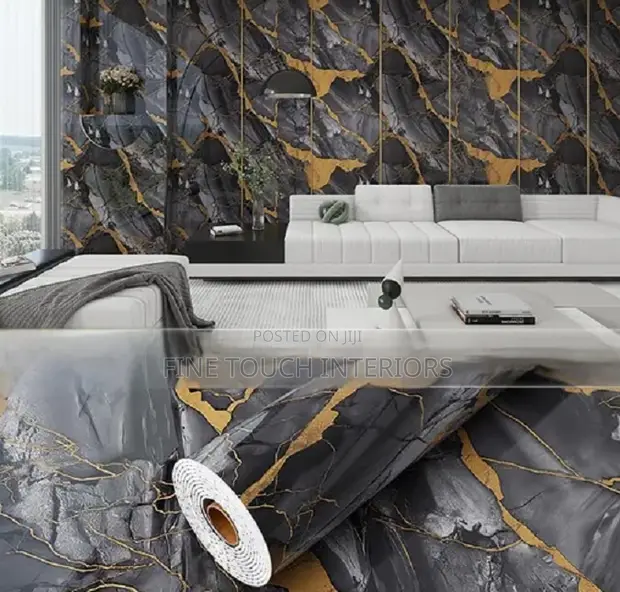 Elegant Marble Contact Paper for Furniture - 1