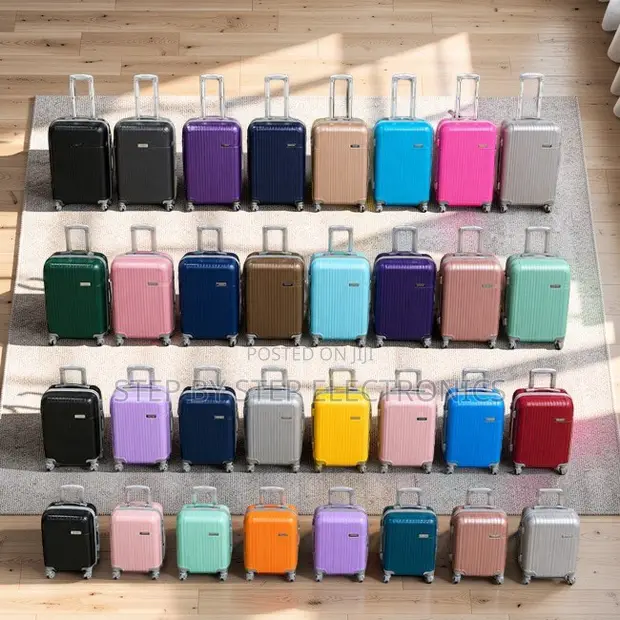 3-in-1 Unbreakable Rubber Plastic Suitcase Set - 1