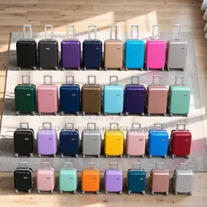 3-in-1 Unbreakable Rubber Plastic Suitcase Set