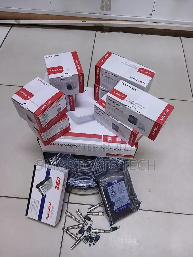 Hikvision 8 Camera CCTV Package - Complete Security Solution - 1