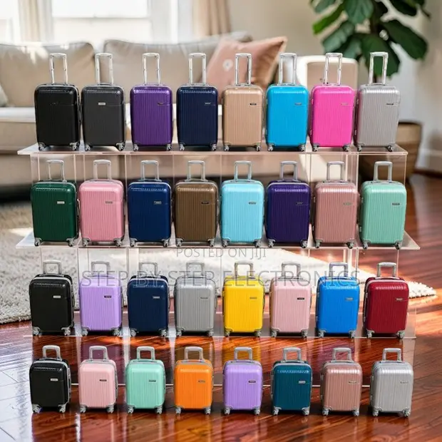 Scratch-Resistant 3-in-1 Rubber Suitcase Set - 1