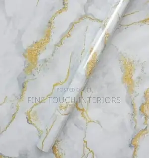 Marble Effect Wallpaper for Tables & Counters