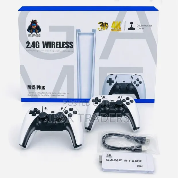 M15 Plus Game Stick Pro 4K Retro Console - 1