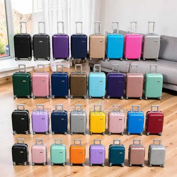 Smooth Wheels 3-in-1 Unbreakable Rubber Plastic Suitcase Set - 1