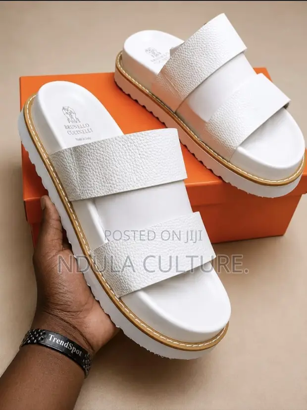 Brunello Cucinelli Double Strap Platform Sandals - 1