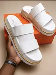 Brunello Cucinelli Double Strap Platform Sandals - 1