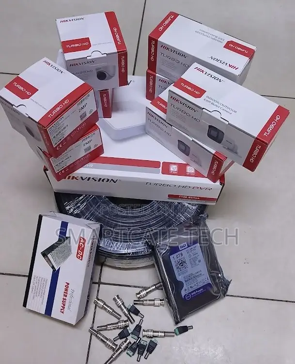 Hikvision 8CH CCTV Security Package - Kamera 2MP, DVR, HDD - 1