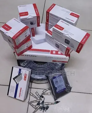 Hikvision 8CH CCTV Security Package - 2MP Cameras, DVR, HDD