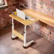Height Adjustable Multipurpose Laptop Table with Wheels - 2