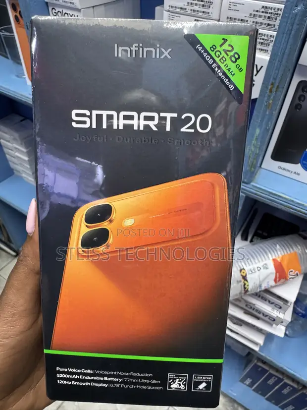 New Infinix Smart 20 128GB Black - 1