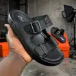 Clarks Pebbled Leather Sandals - 2