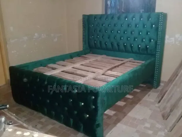 Green Chester Bed - Size 5x6 - 1