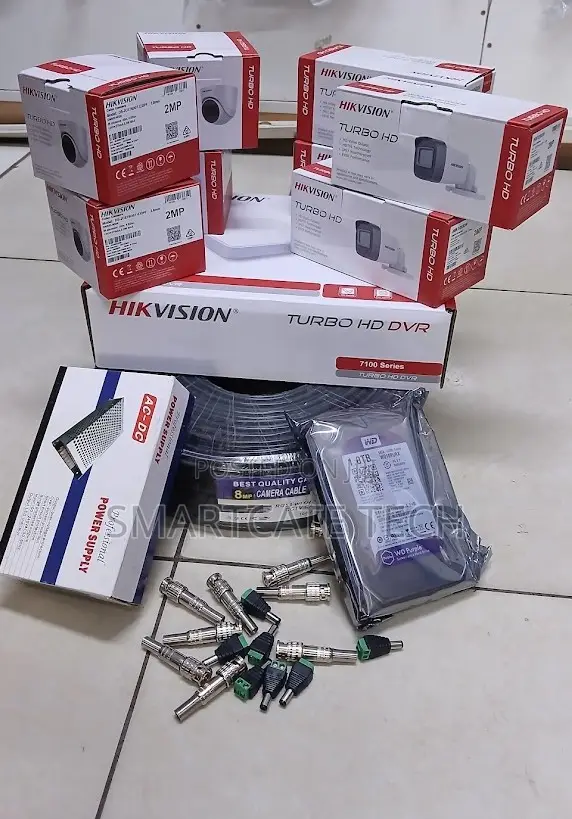 Hikvision 8 Channel Security Kit - 8 CCTV Cameras + DVR - 1