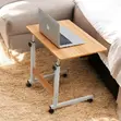 Height Adjustable Multipurpose Laptop Table with Wheels - 2