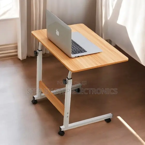 Height Adjustable Multipurpose Laptop Table with Wheels - 1